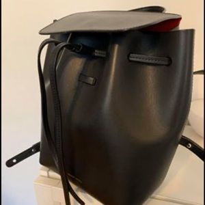 Mansur Gavriel Black Mini Backpack